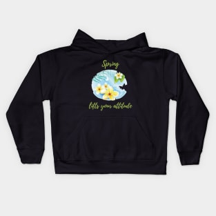 Spring lifts yuor attitude Kids Hoodie